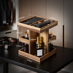 EXIN DECHEN 3-Tier design displays fragrance collection in neat layers.