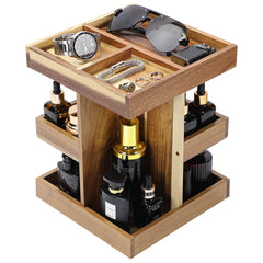 EXIN DECHEN Cologne Organizer Stand rotates for quick bottle access.