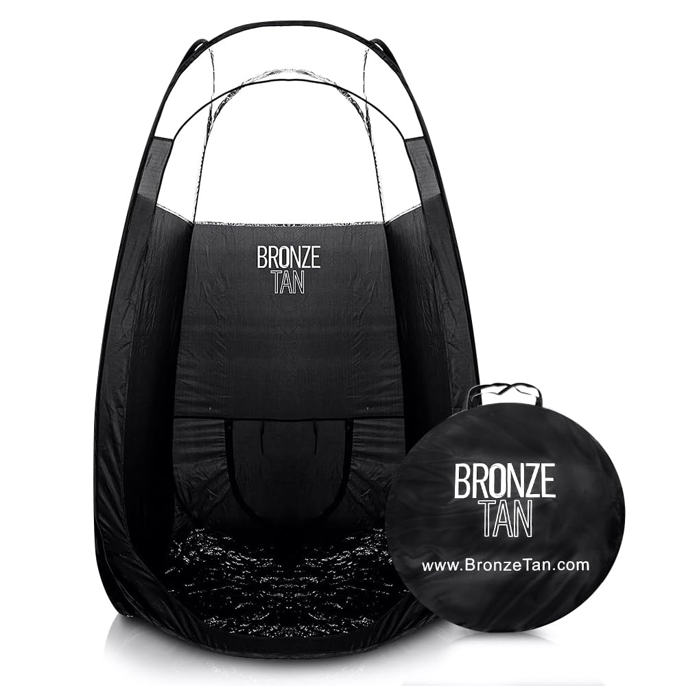 Existing Beauty Bronze Tan pop up tent for professional spray tanning sessions