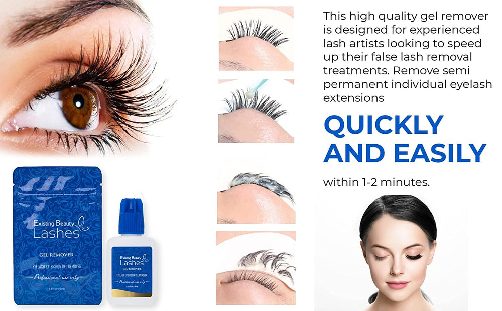 Existing Beauty eyelash remover instructions delivered by email with each order
