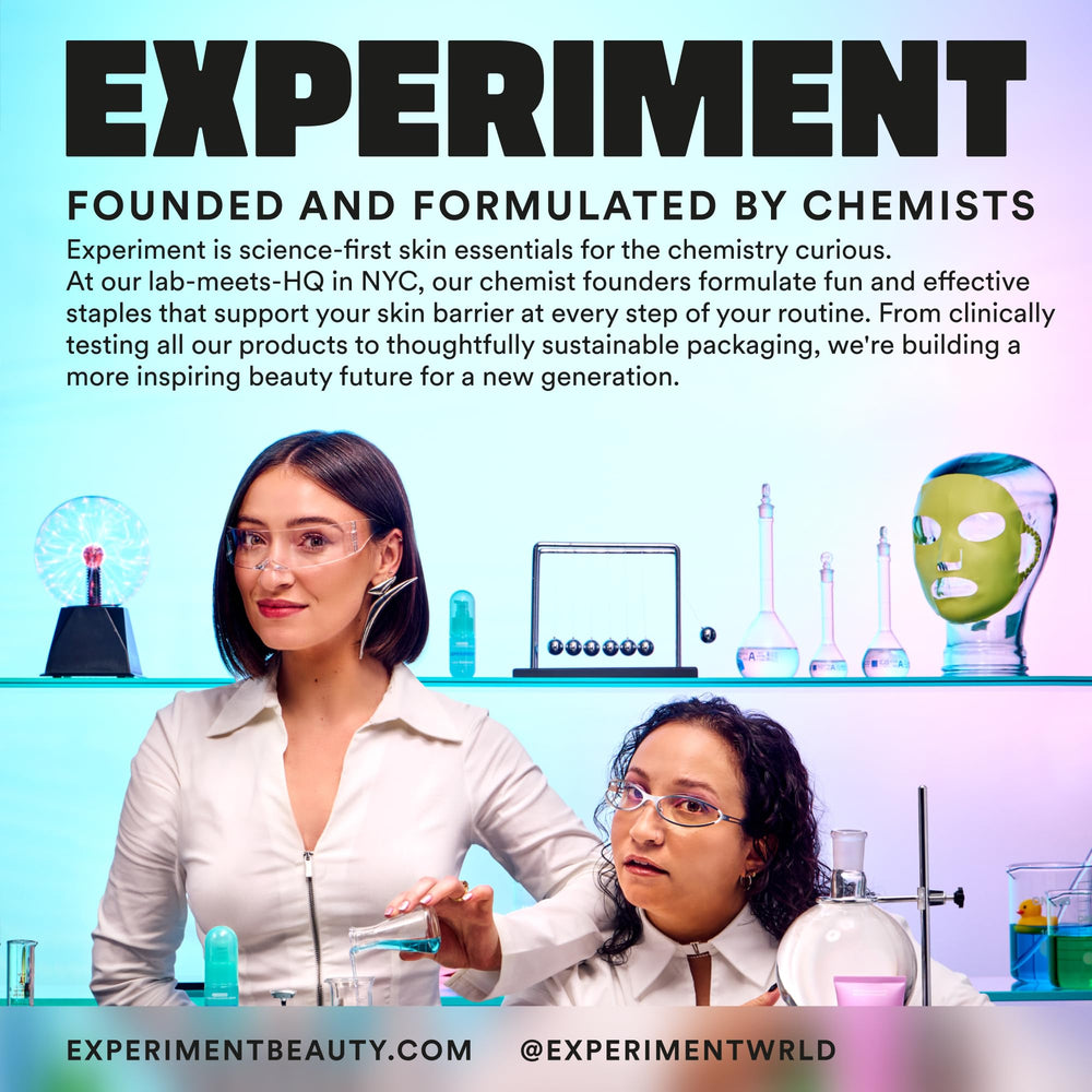 Sensitive skin care routine featuring Experiment Molecular Mesh Barrier Cream.