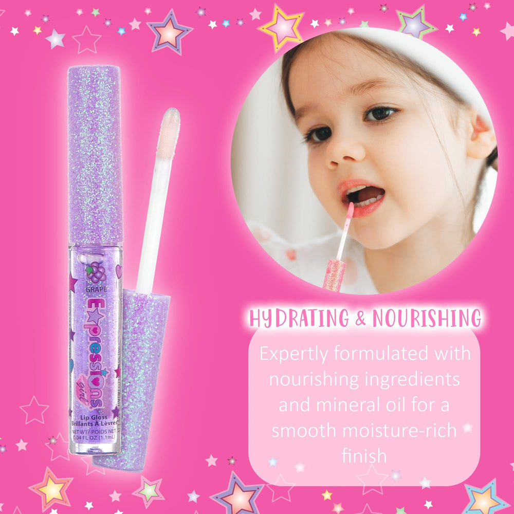Expressions girl brillo labial sabor limón, tono suave y fresco