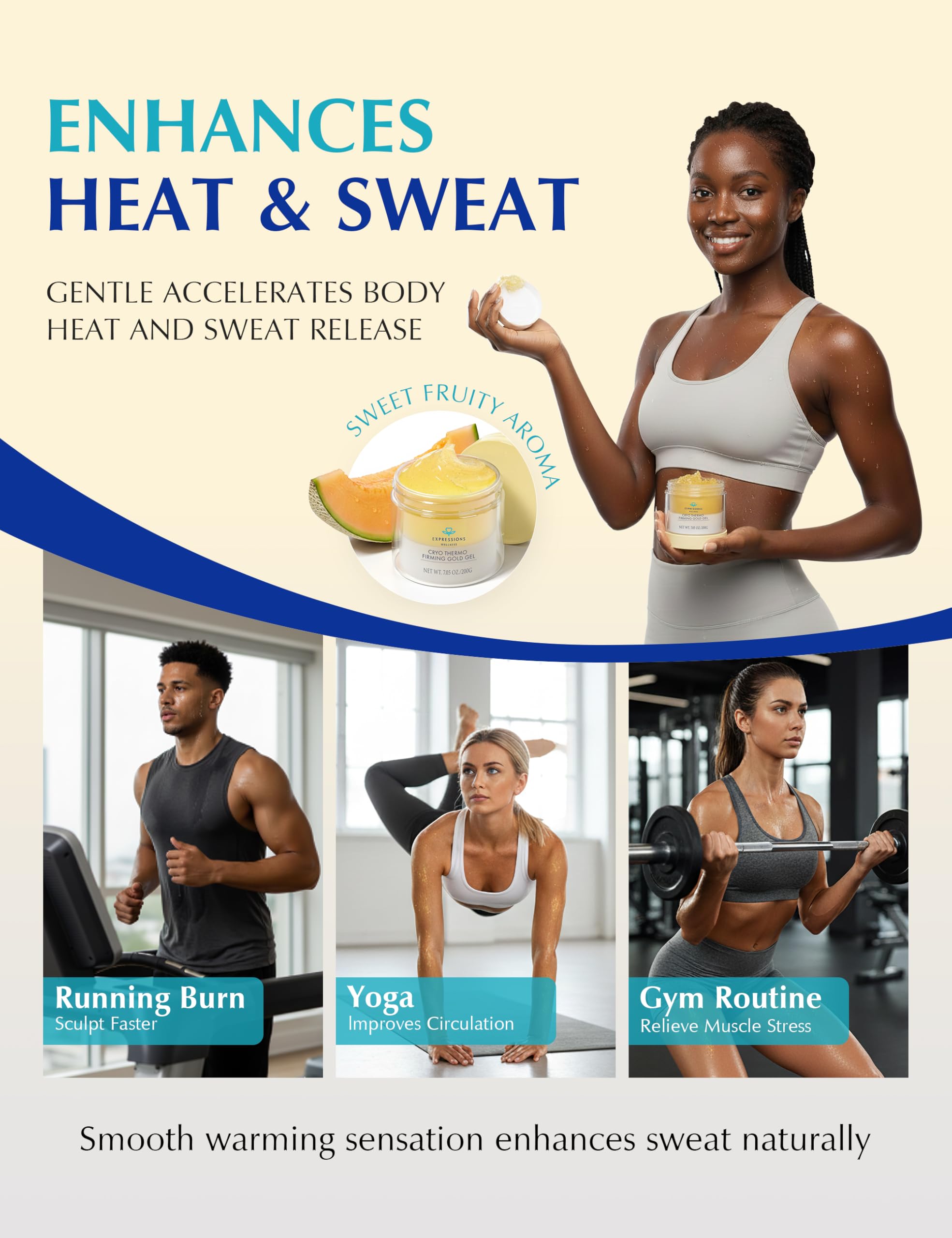 Expressions Wellness sweet fruity aroma inspires refreshing application.