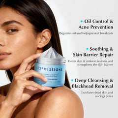 EXPRESSIONS WELLNESS mascarilla arcilla lodo mar muerto, control de brillos