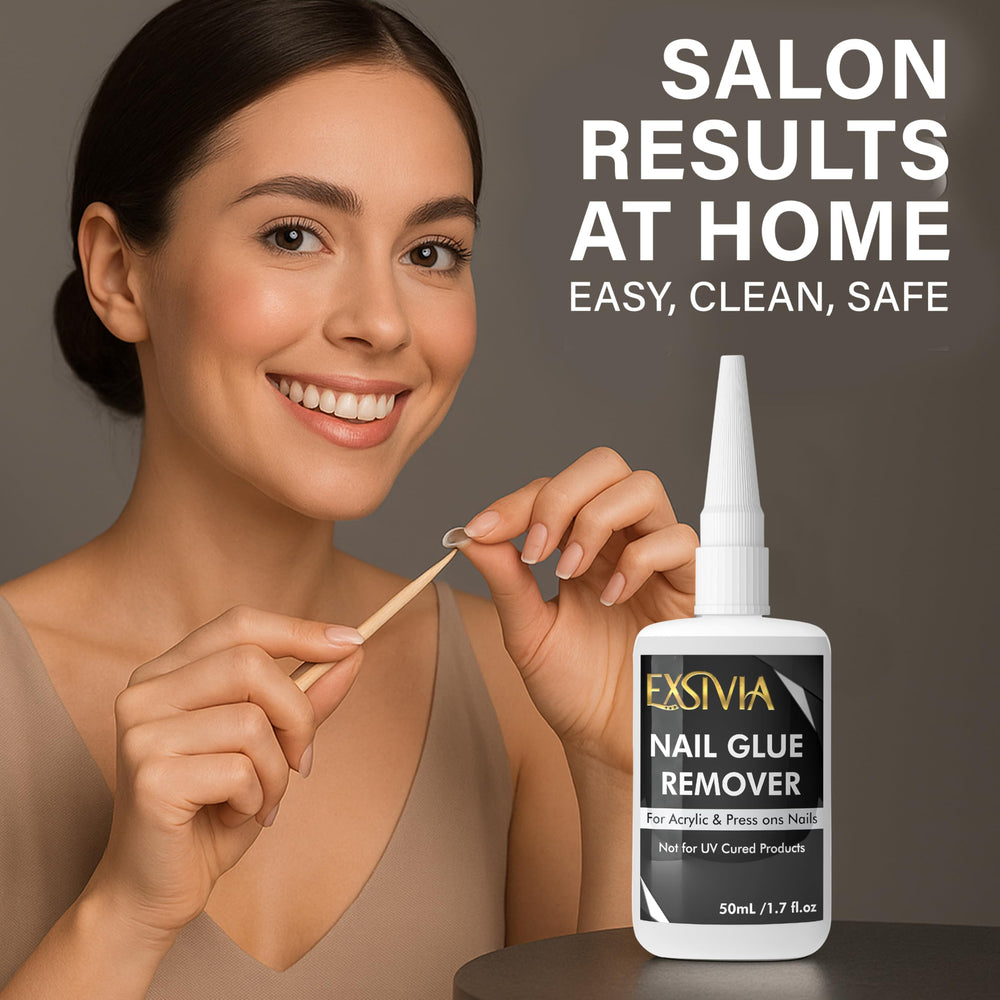 EXSIVIA leak-proof 50ml bottle keeps application clean and controlled.