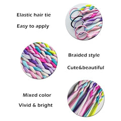 EXTACIO elastic-loop attachment enables quick, secure ponytail color addition