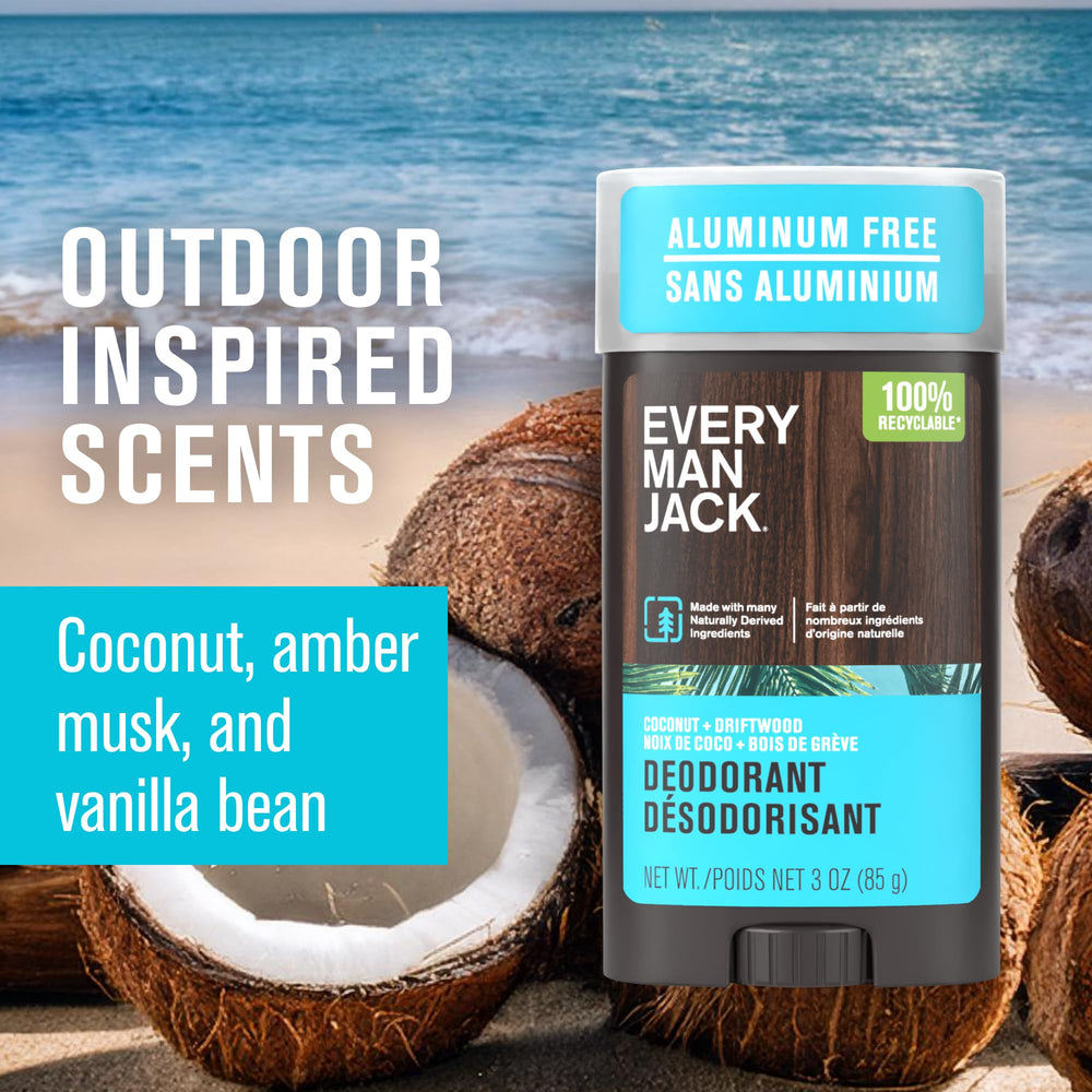 Extracto de algodón en Every Man Jack Coconut Driftwood.