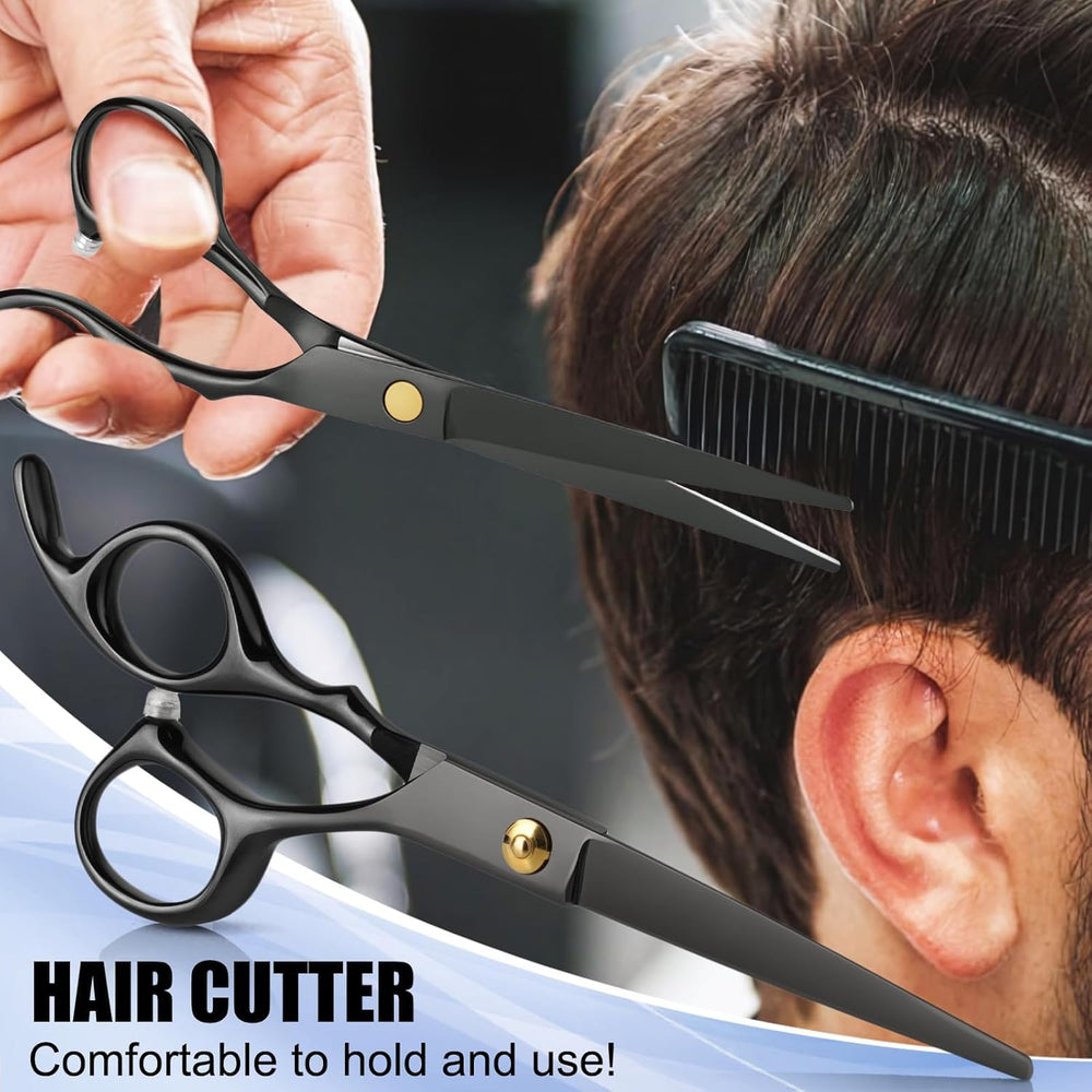 EXTYQWC Hair Cutting Scissors Set suitable for salon and home use