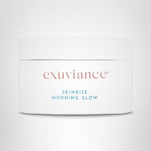 EXUVIANCE SkinRise hydration boost on skin surface indicates smooth, luminous skin.