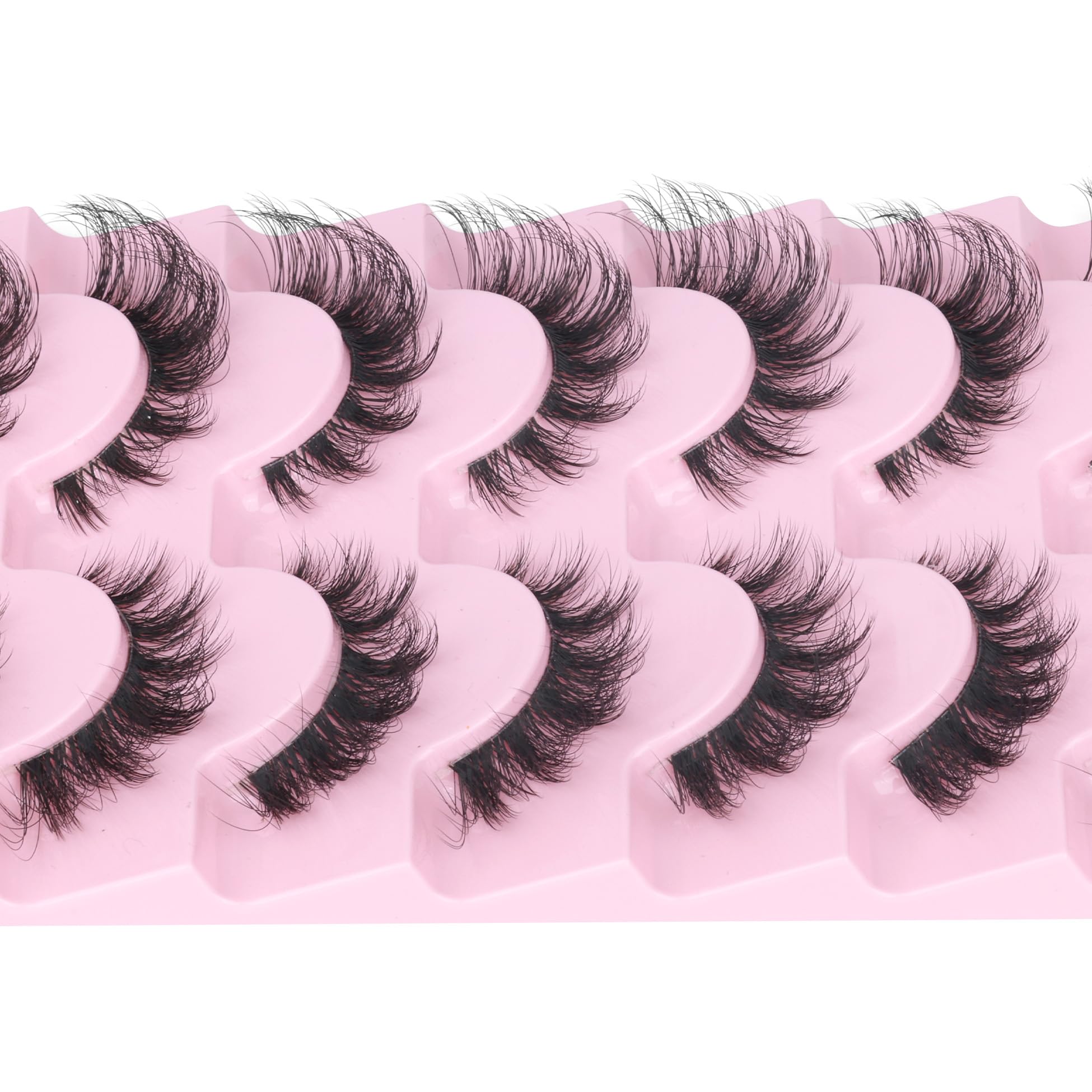 EYDEVRO seven-pair pack lashes lets you switch looks easily