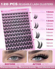 EYDEVRO Cat Eye lash map creates an elongating, flattering lash line.