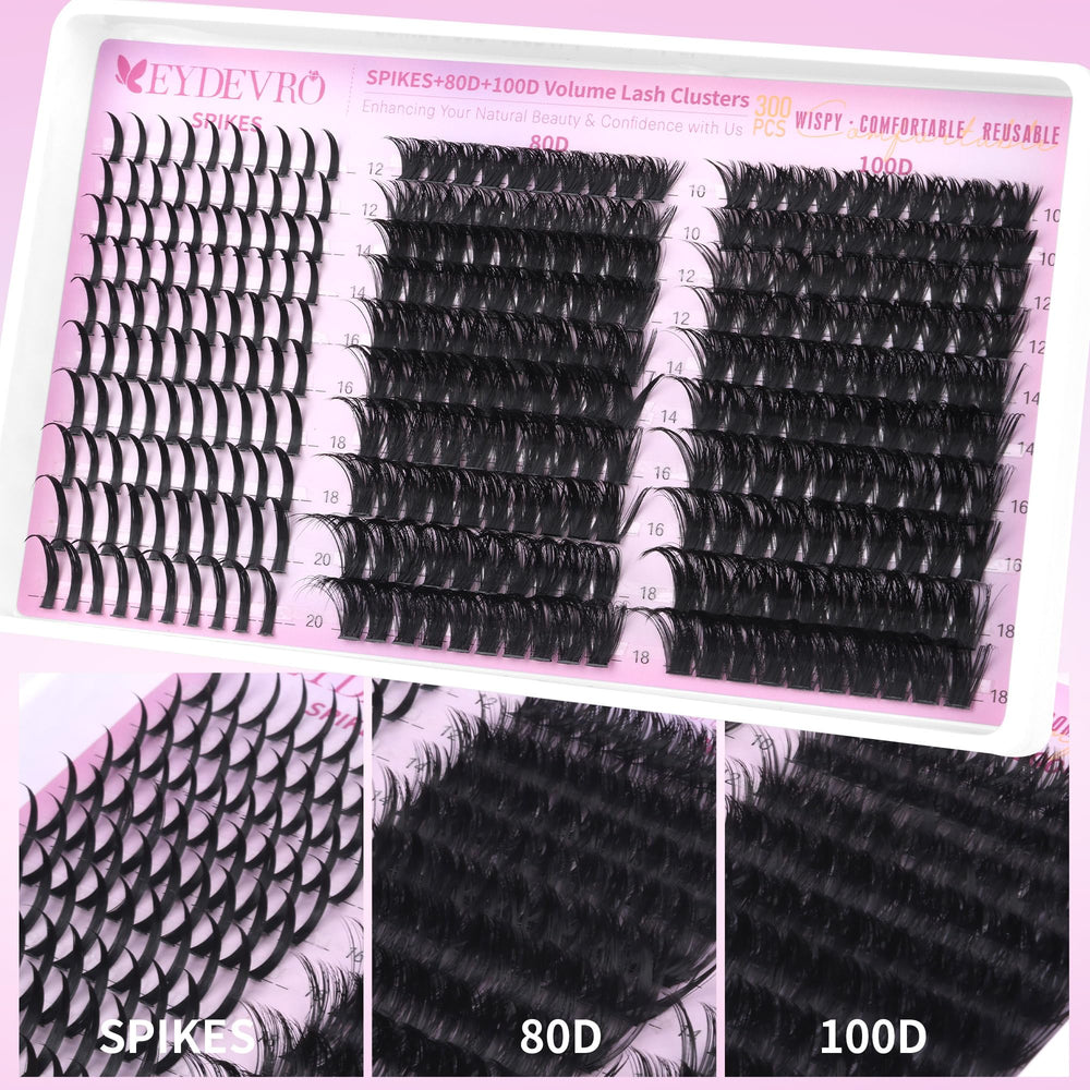 EYDEVRO complete lash kit with accessories for professional results at home.