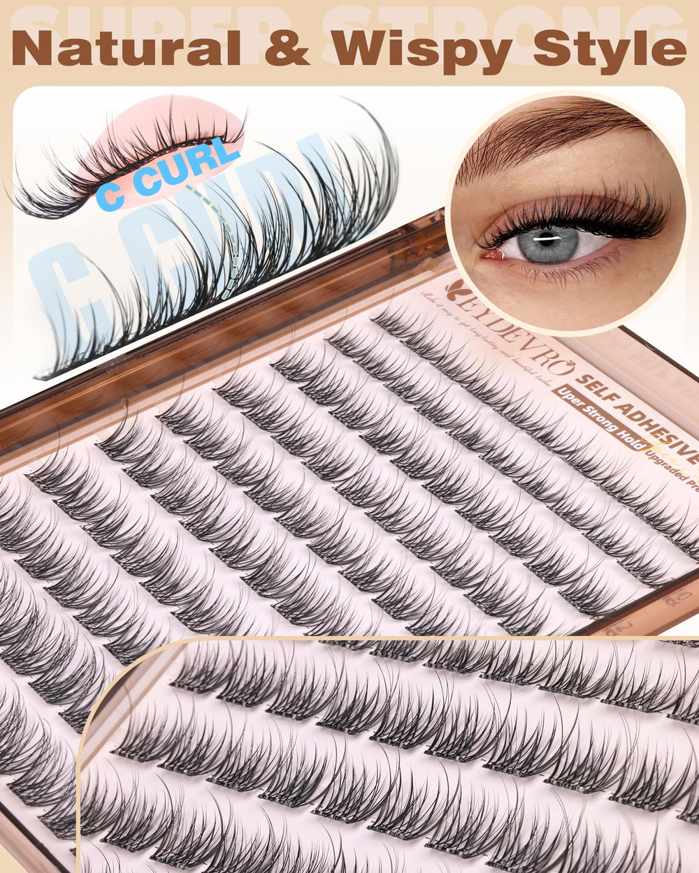 EYDEVRO cruelty-free, handmade lashes reflect ethical beauty choices.