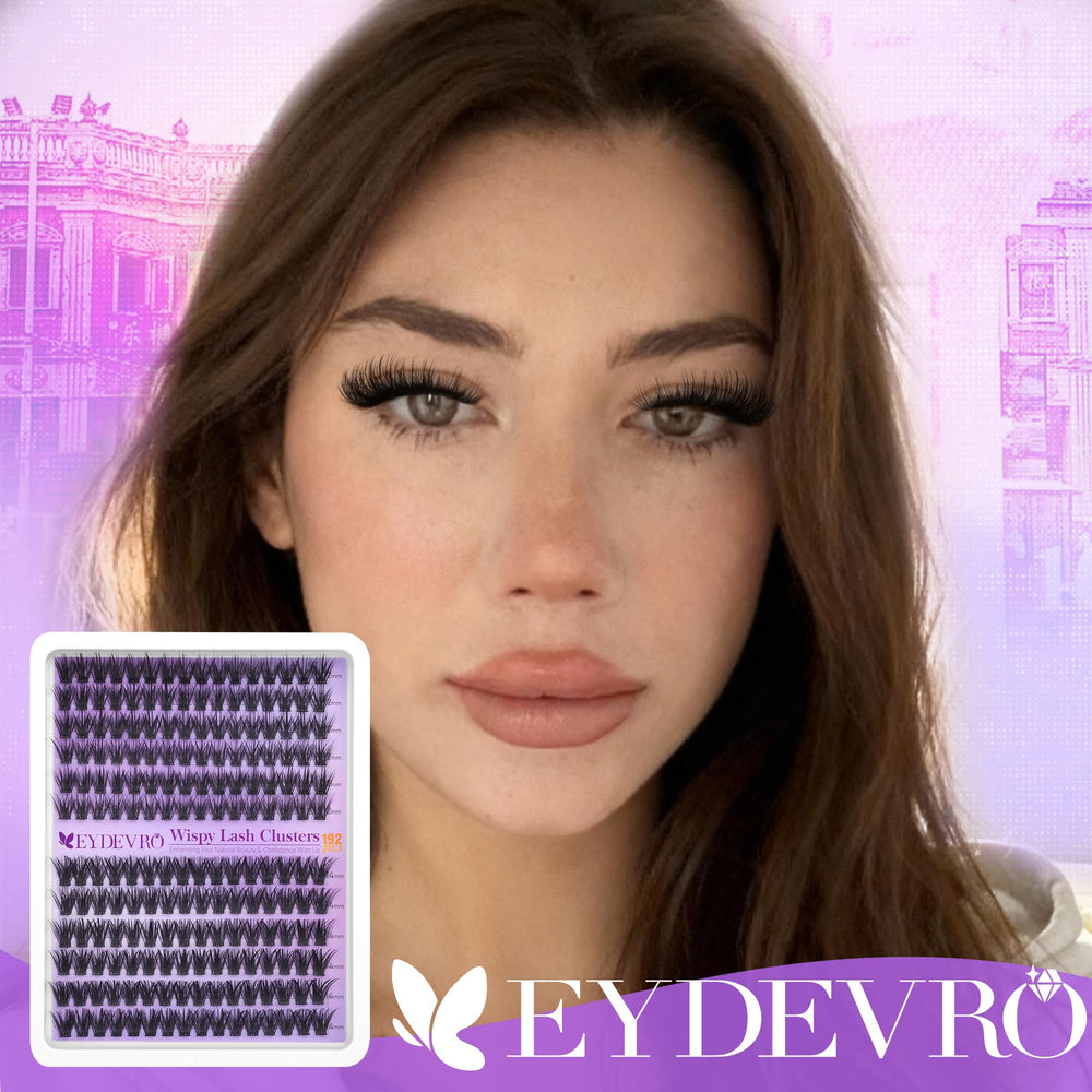 EYDEVRO DIY lash extensions in quick five-minute routine.