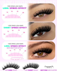 EYDEVRO DIY lash extensions pack enables multiple wear sessions.