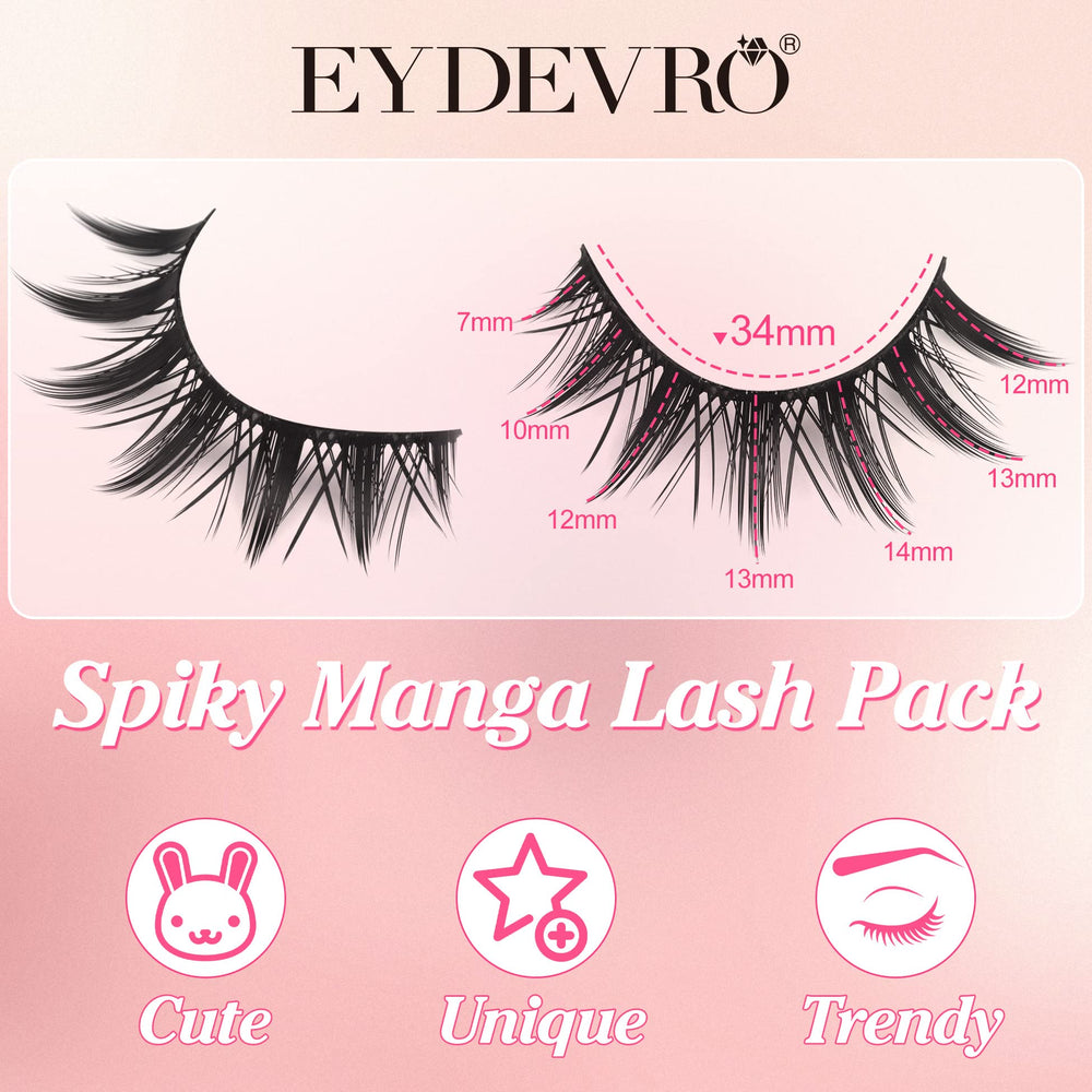 EYDEVRO doll eyelash design enhances eye shape for cosplay.