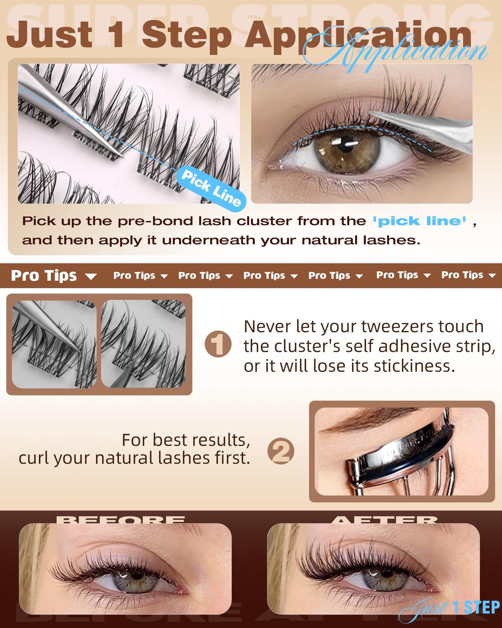 EYDEVRO easy 1-step application for fast glam.