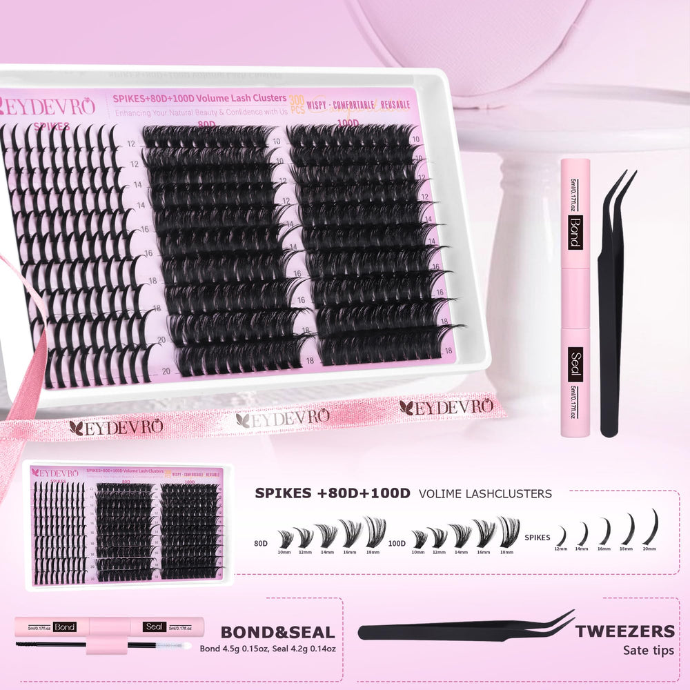 EYDEVRO lash bond and seal included for secure, lasting adhesion.