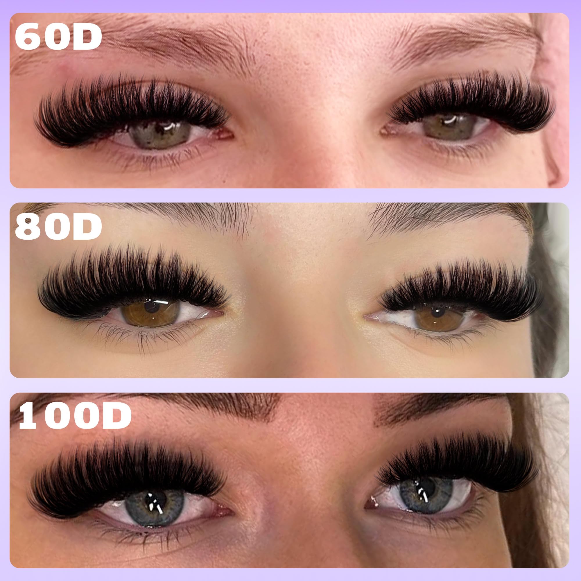 EYDEVRO lightweight synthetic lashes feel feather-light and comfortable.