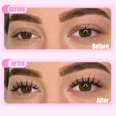 EYDEVRO comfortable and reusable eyelashes for all-day lightweight wear.