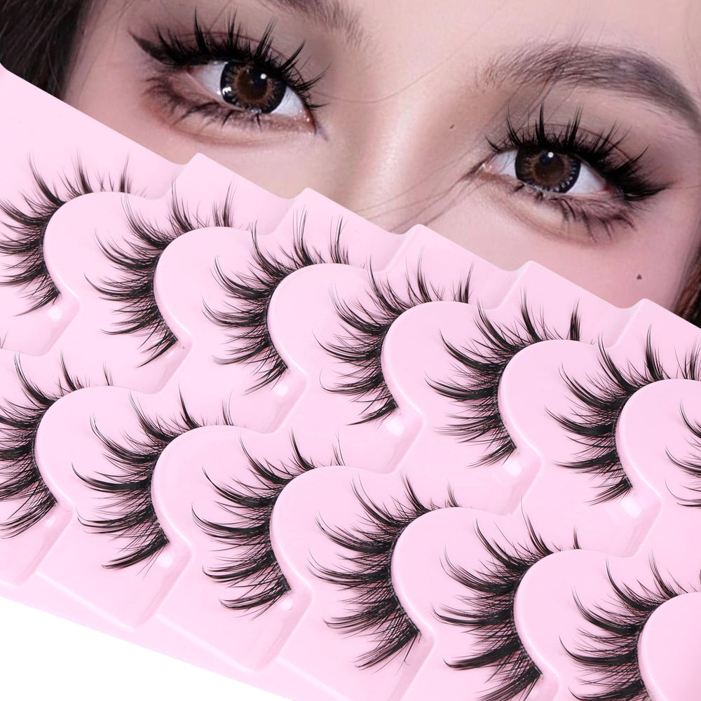 EYDEVRO Manga Lashes Natural Look 3D Wispy — soft, comfortable daily wear with subtle volume.