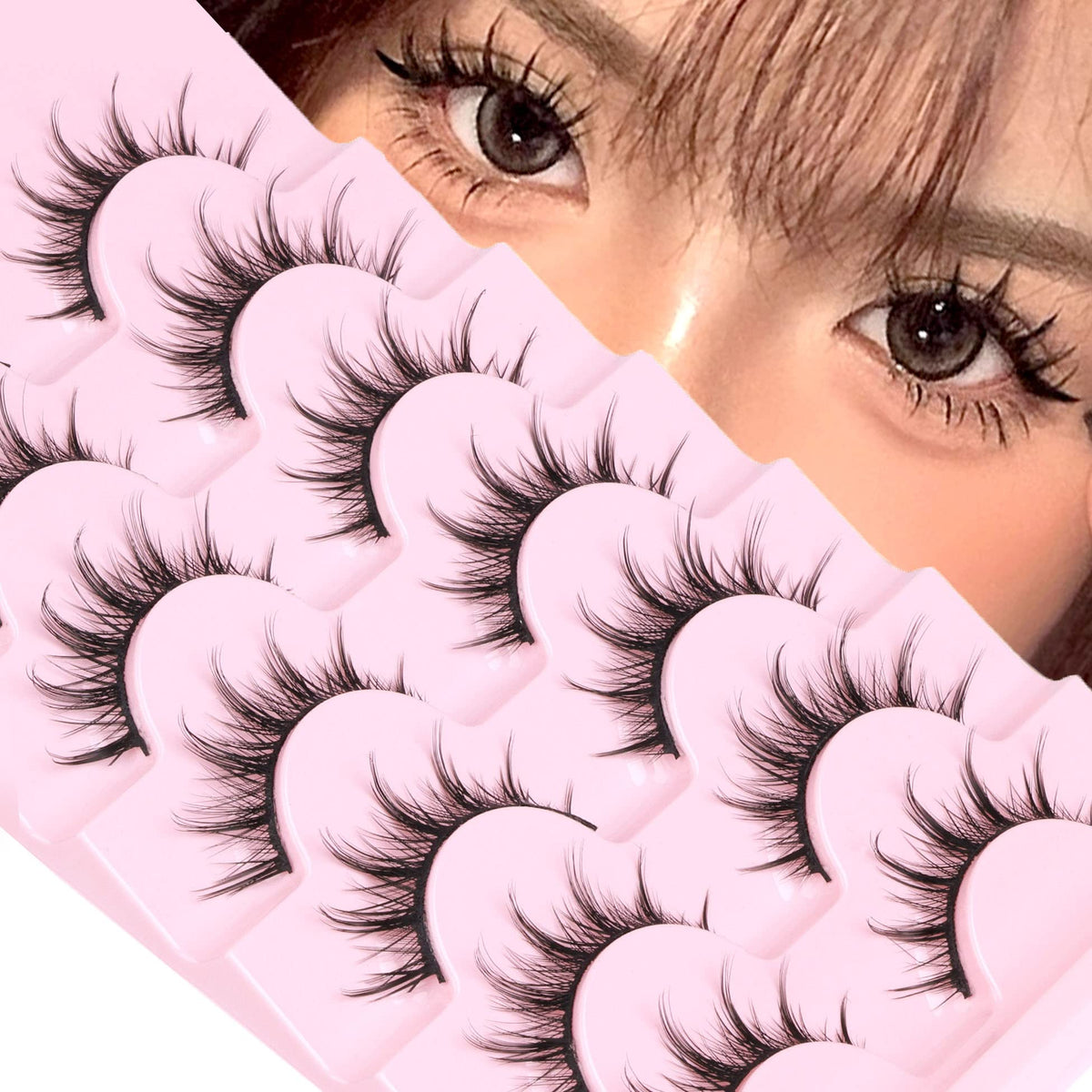 EYDEVRO Manga Lashes natural look pack for everyday wear