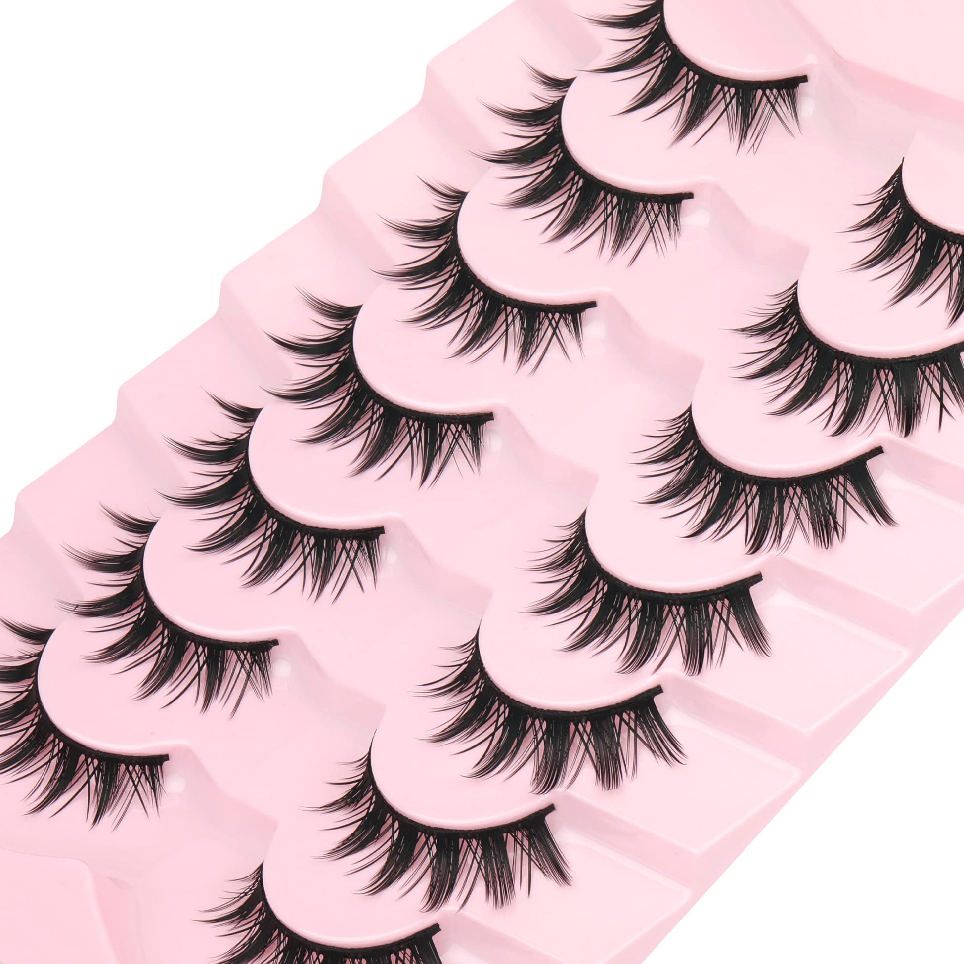EYDEVRO lashes made from synthetic mink hair feel soft on the eyelid.