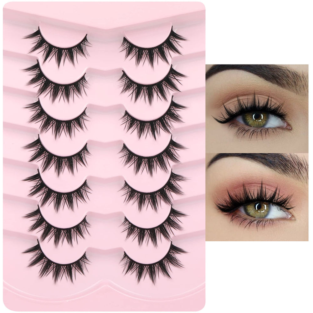 EYDEVRO manga lashes with spiky clusters deliver dramatic anime look.