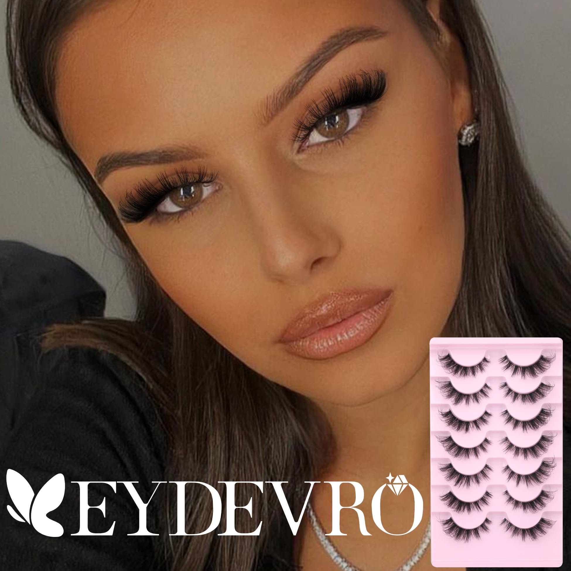EYDEVRO manga-style lashes offer a playful, airy silhouette