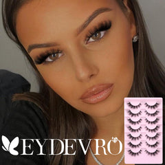 EYDEVRO manga-style lashes offer a playful, airy silhouette