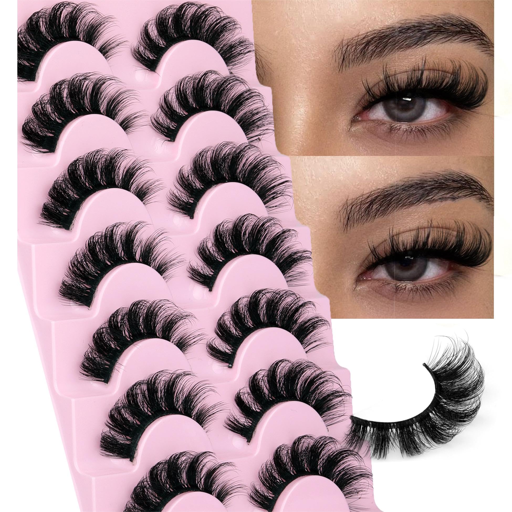 EYDEVRO Mink Lashes natural look for everyday wear