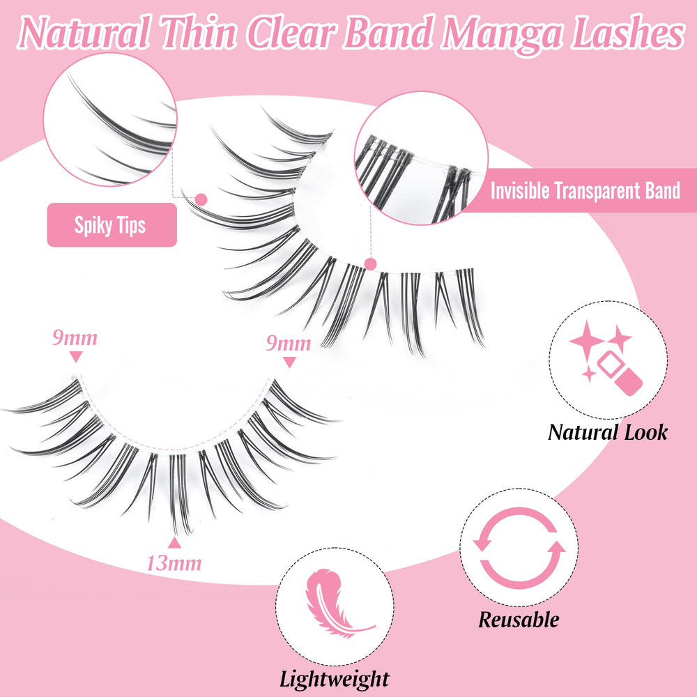 EYDEVRO Moonlight natural-look lashes with ultra-thin band blend seamlessly.