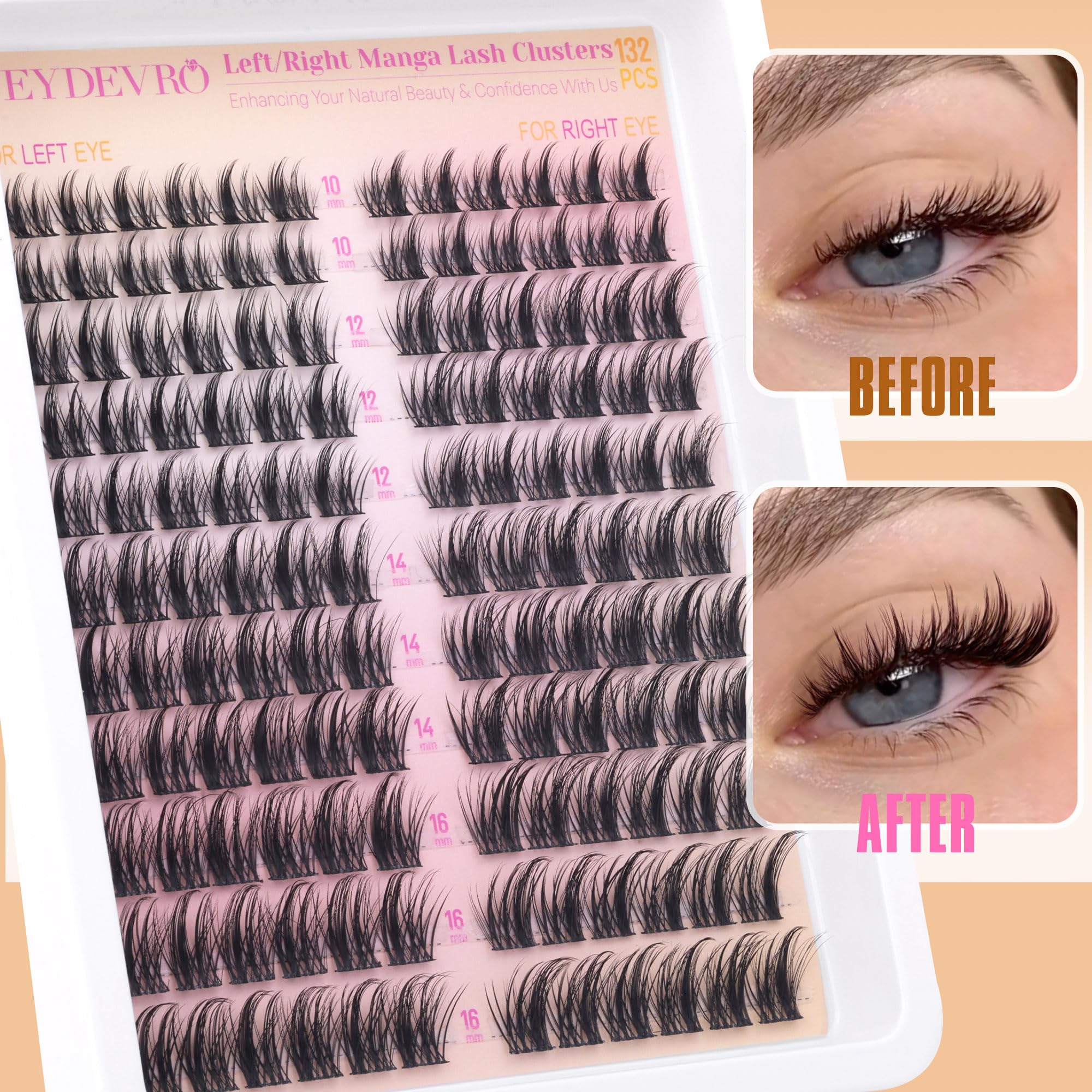 EYDEVRO natural DIY lash extensions for salon-like results at home