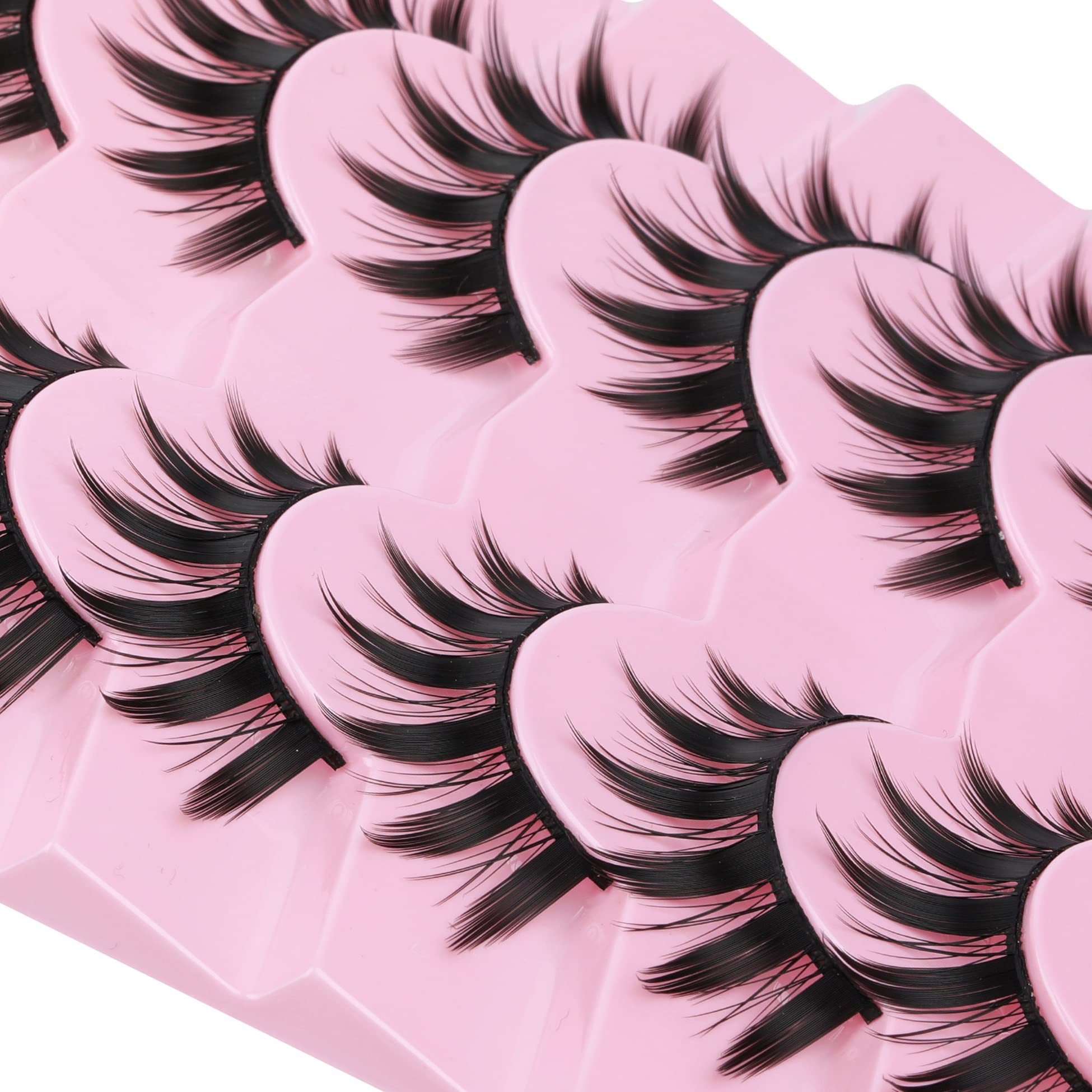 EYDEVRO seven-pairs manga lashes offering versatile options.