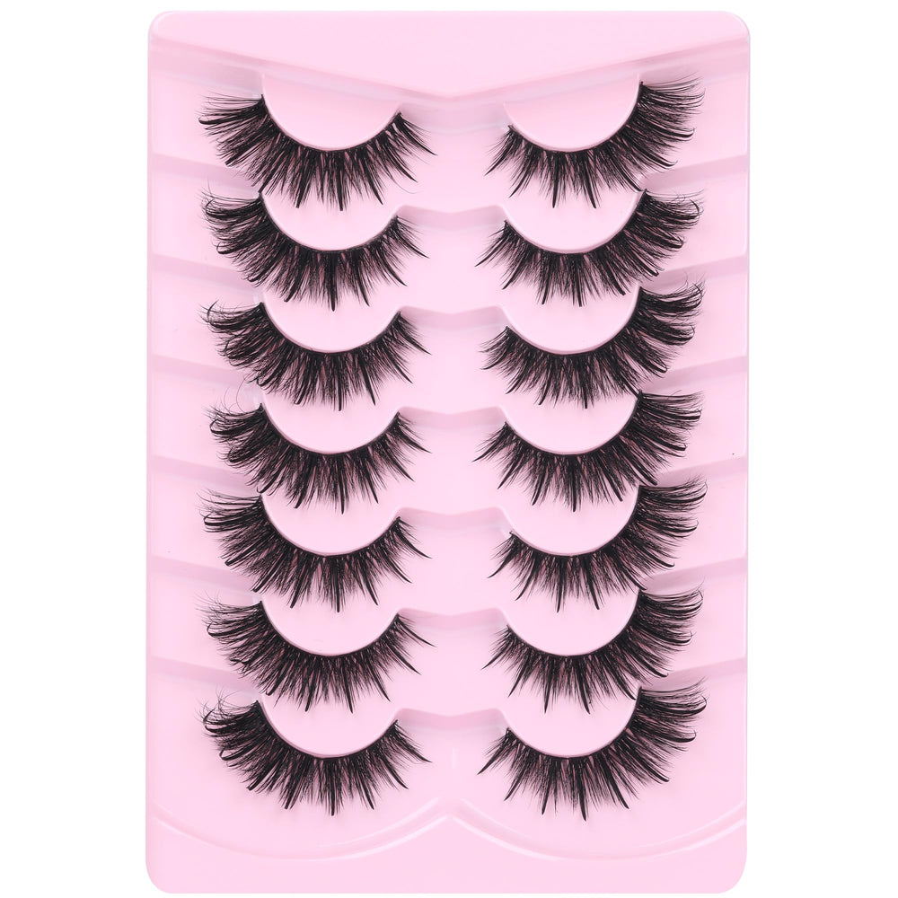 EYDEVRO seven-pairs-pack lashes provide versatile styling options.