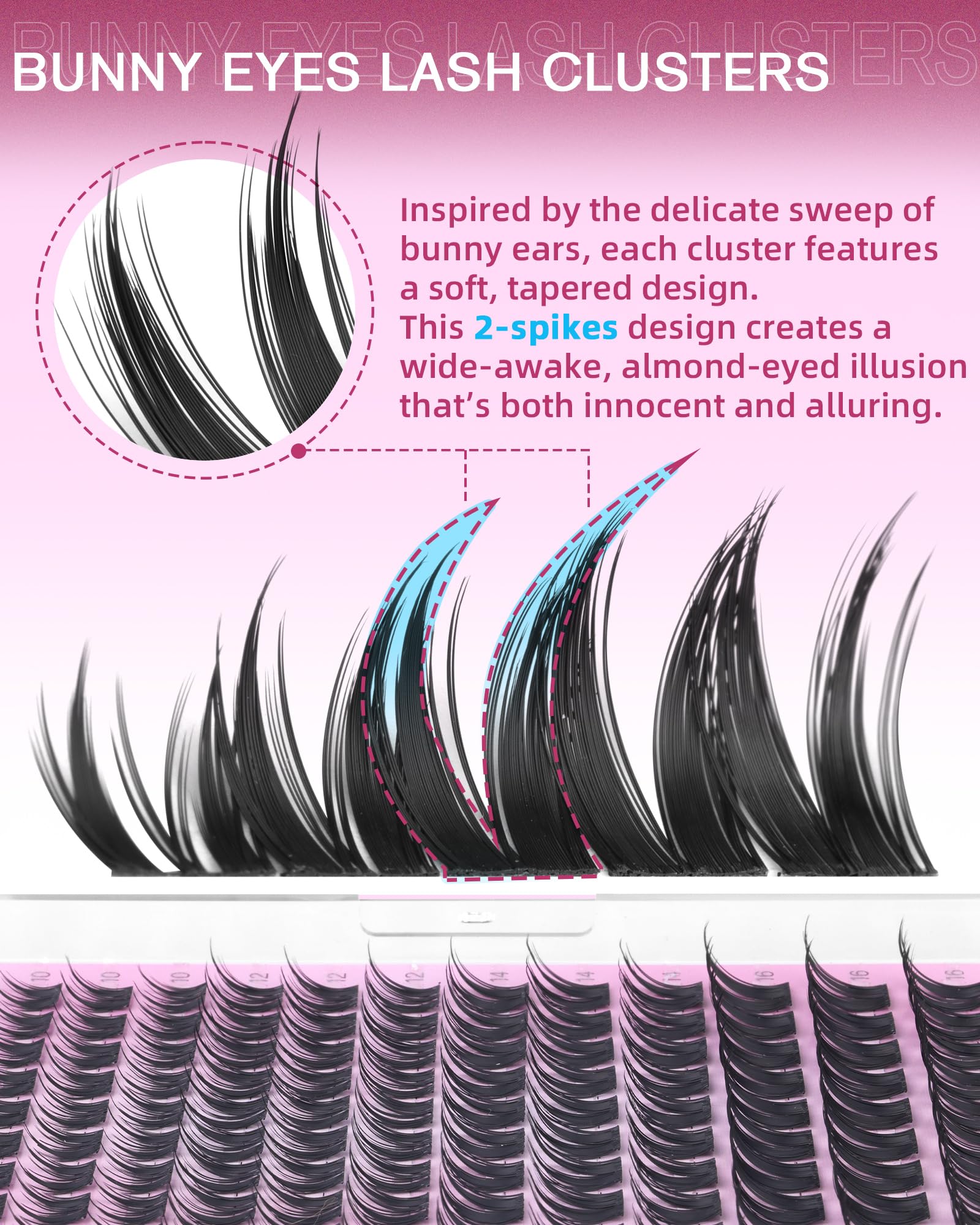 EYDEVRO Squirrel-style lash map lifts outer corners for a playful gaze.
