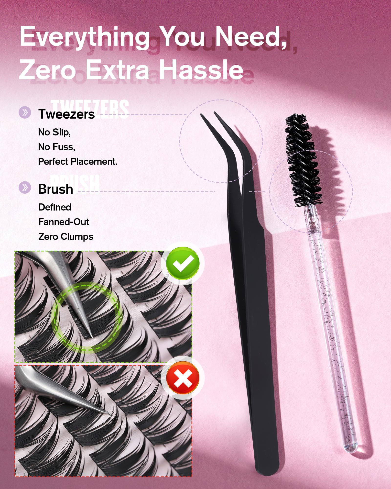 EYDEVRO strong-hold lash bond and seal keep lashes secure day and night.