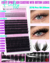 EYDEVRO volume lash extensions look delivers salon-like fullness at home.