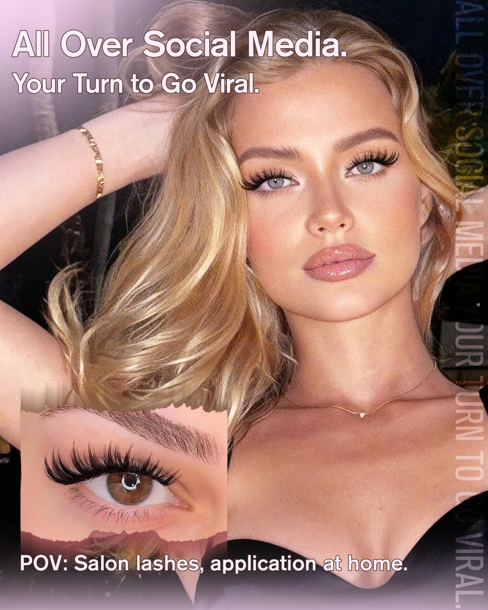 EYDEVRO Wet Look manga cluster lashes add depth and drama to any style.
