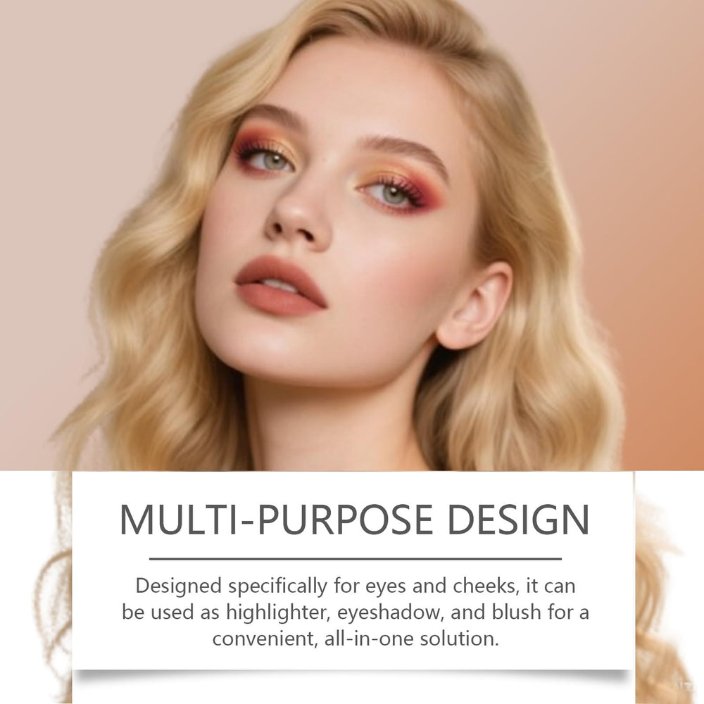 Paleta Eye & Cheek combina contorno, blush e iluminador en una sola paleta.