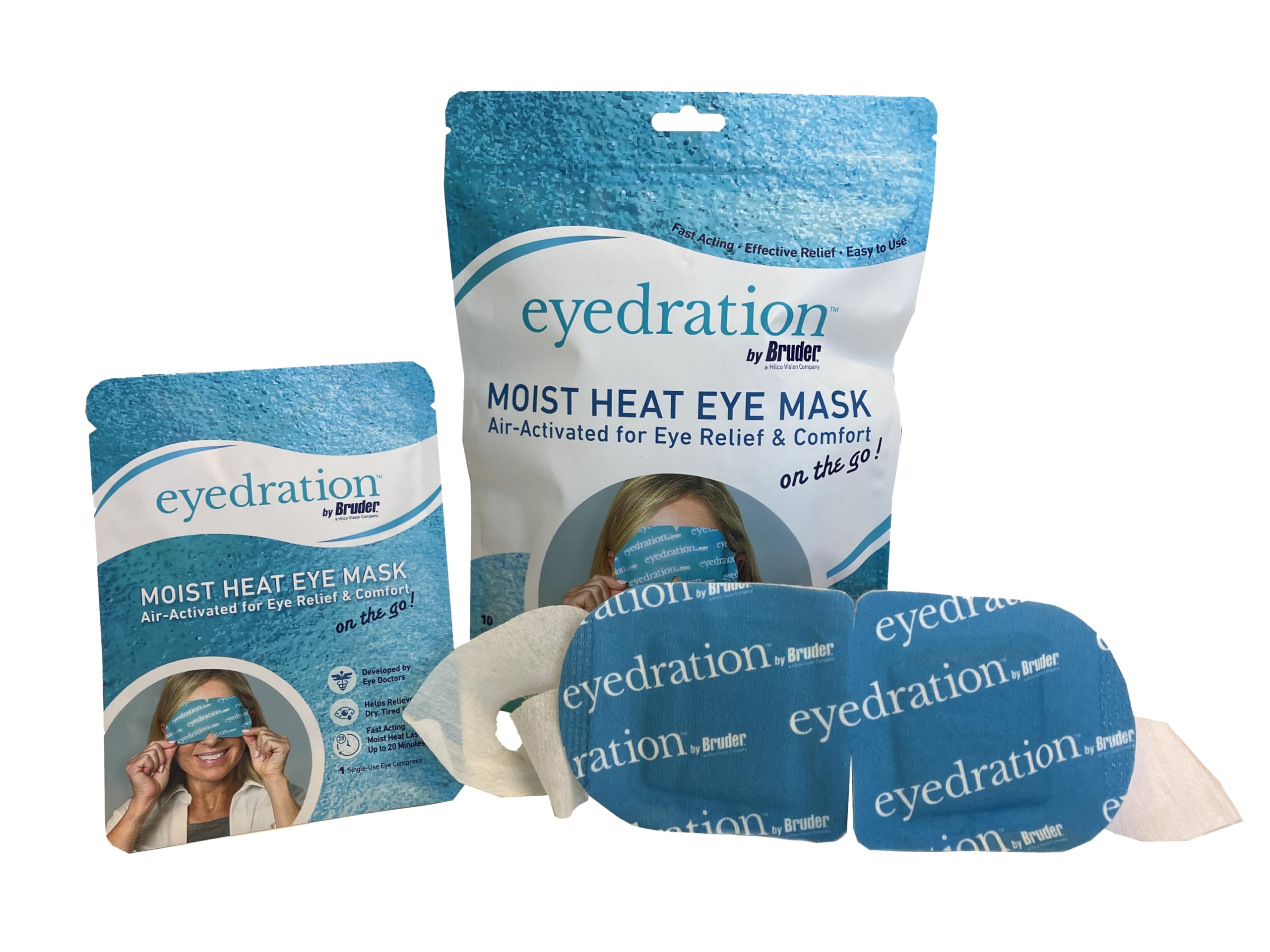 Eyedration mascarilla de vapor para ojos, sin necesidad de microondas