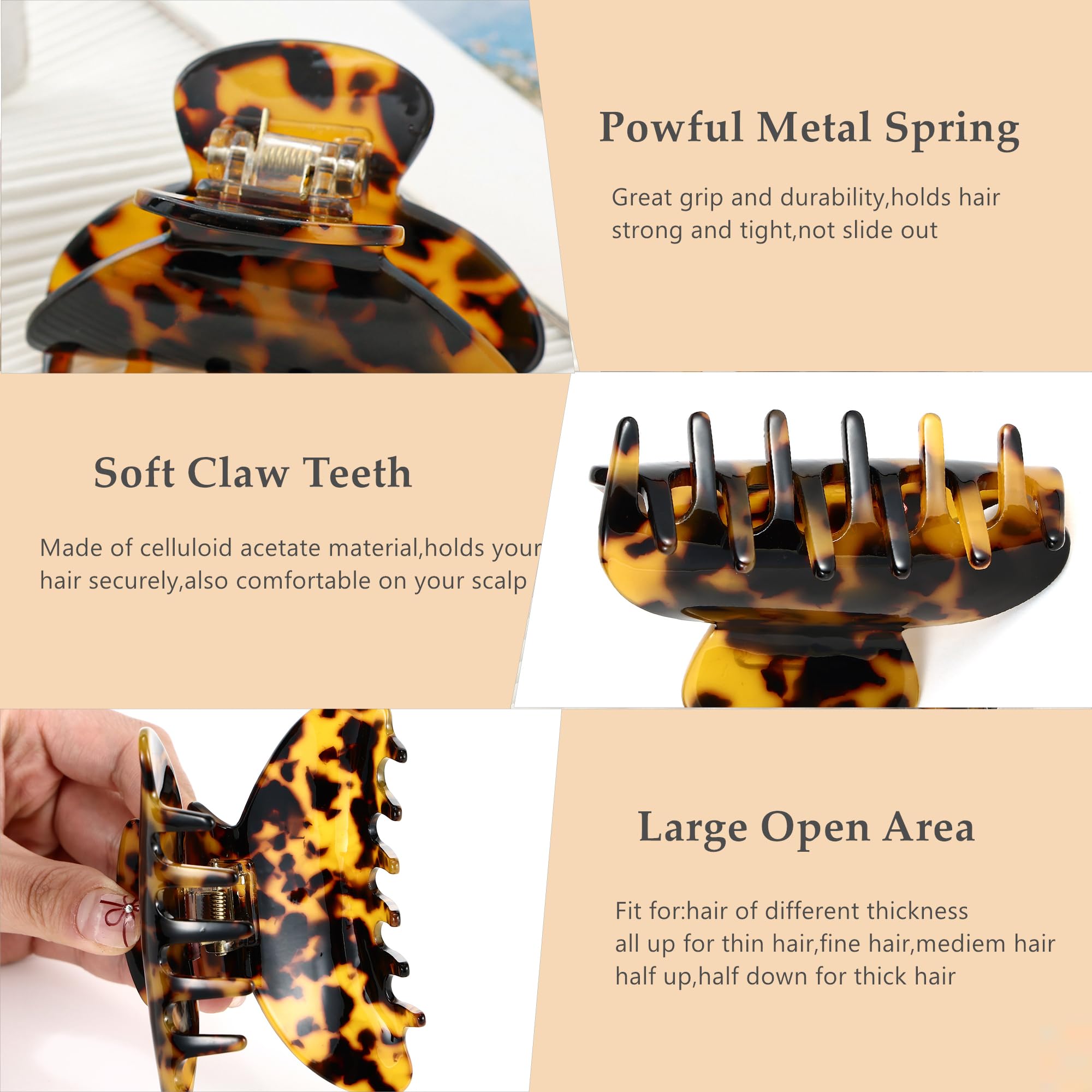Eyegla hair accessory, 2-pack, ideal gift for girlfriend or sister.