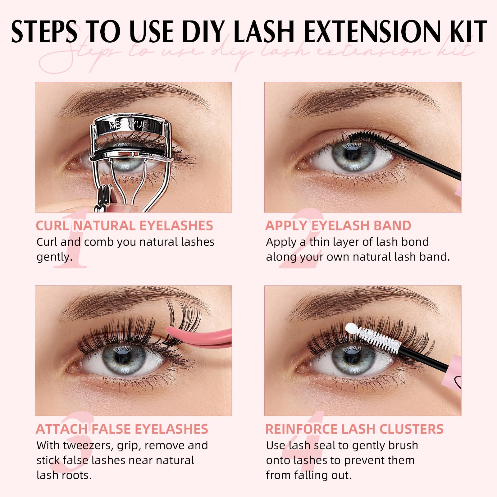 EYEVIS Gentle remover included for safe cleanse after wear.