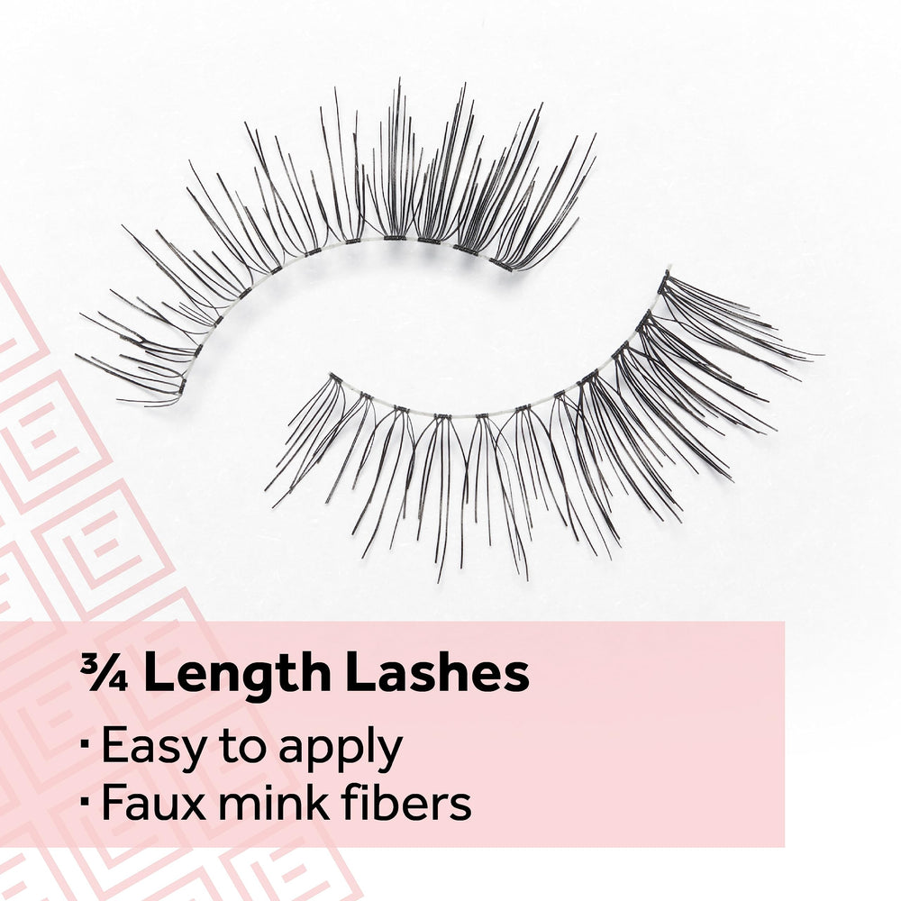 Eylure Naturals Accent No. 003 lashes reused up to five times with care.