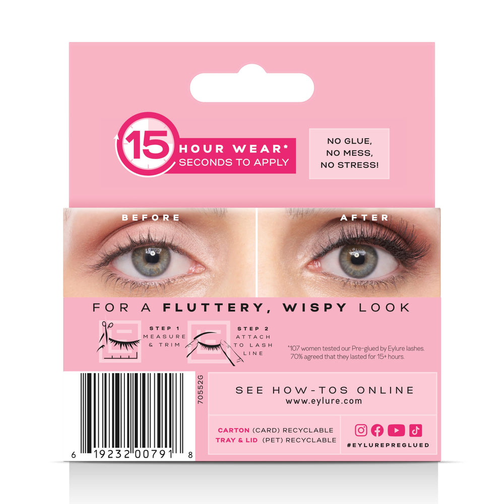 Eylure vegan-friendly No. 003 lashes, cruelty-free and convenient.