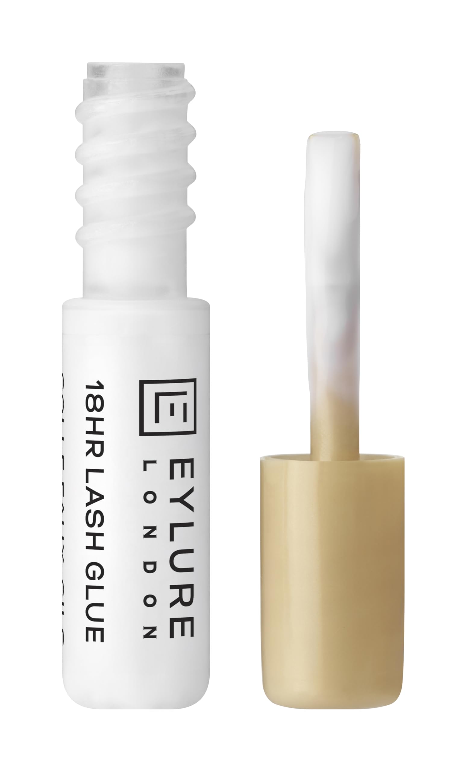 Eylure Volume Accent No. 005 close-up shows dark lash line and length.