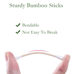 eyxformula bamboo sticks are sturdy for precise beauty and care tasks.