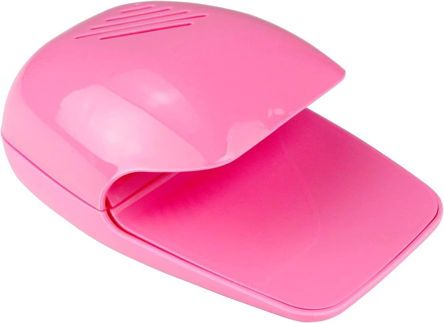 eyxformula pink mini nail dryer for kids speeds regular polish drying safely