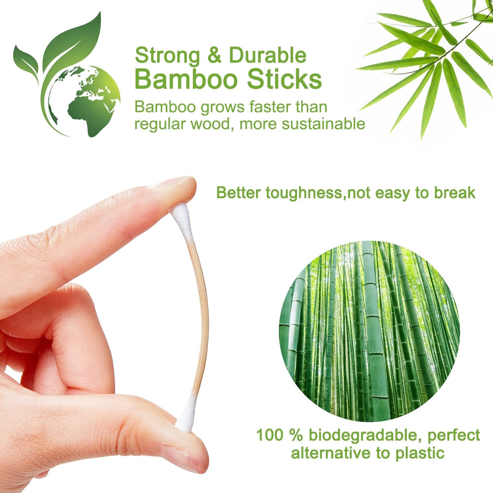 Eyxformula multi-task cotton swabs ideal for ears, makeup, nails, crafts, and small cleaning tasks.