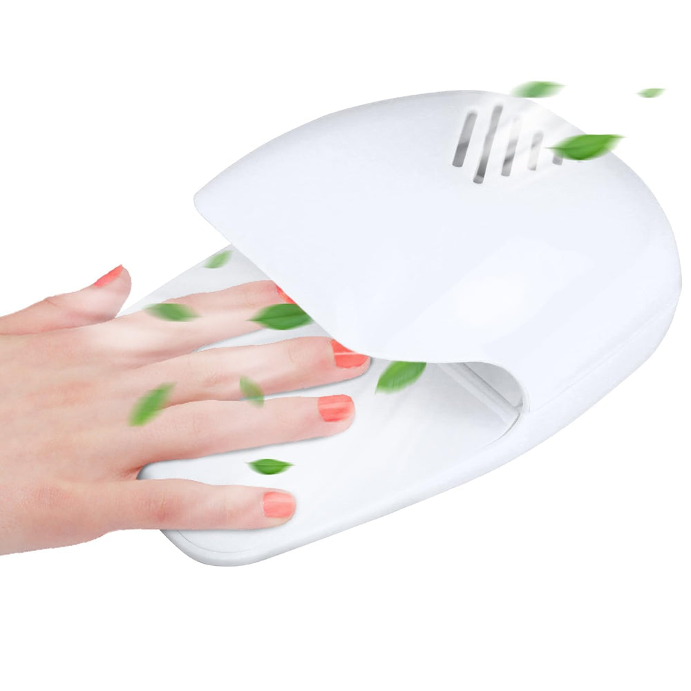 eyxformula nail fan dryer for regular polish, portable airflow for fast hands drying